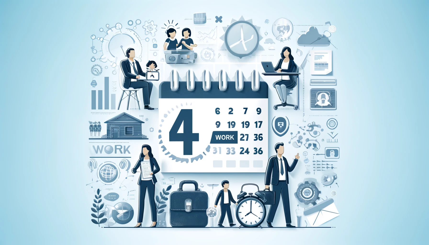 Die Vier-Tage-Woche: Chancen, Herausforderungen und langfristige Auswirkungen auf Unternehmen und Mitarbeiter