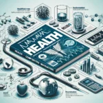 DALL·E 2024-05-28 15.52.09 – An image representing a comprehensive health magazine, focusing on the history, content, and future trends in the healthcare industry. The image shoul