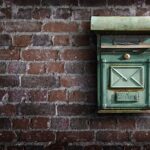 letter box, wall, post office