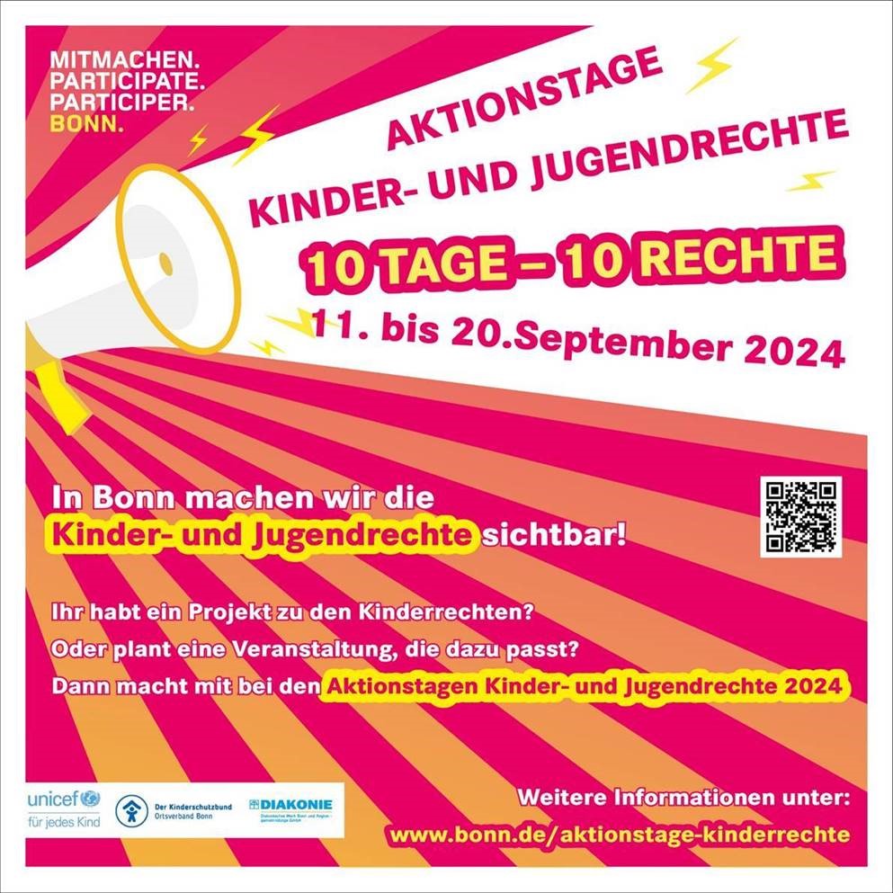 Akti­ons­ta­ge für Kin­der- und Jugend­rech­te in Bonn 2024