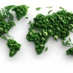 world map, green, eco-friendly