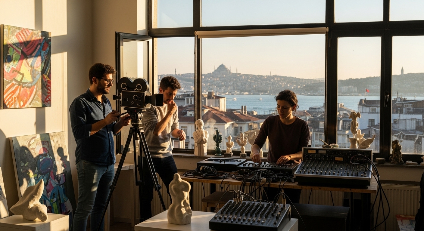 Atelier Galata: Köln und Istanbul im kreativen Austausch – Bijan Benjamin und Helin Sezen Korkmaz als Stipendiaten 2025