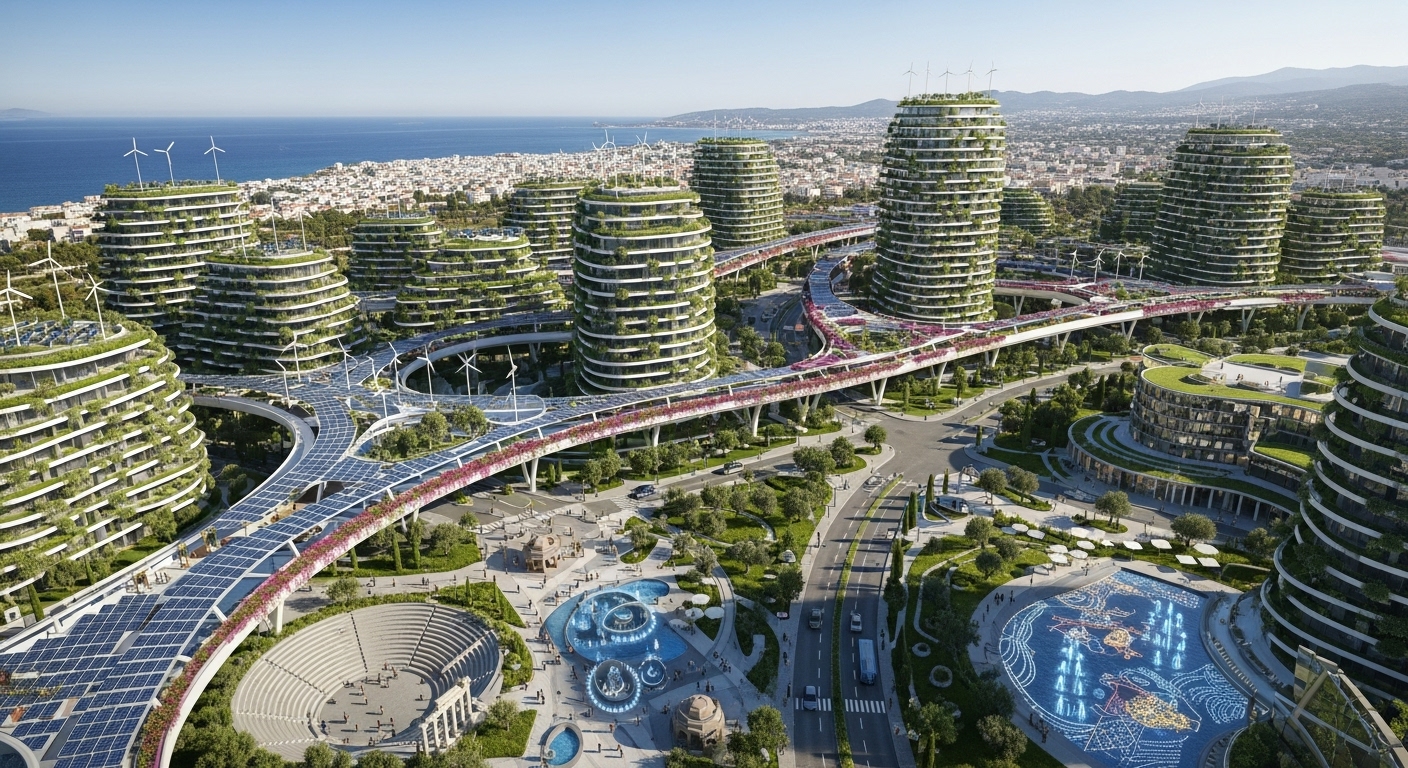 Griechenlands grüne Transformation: KI, Smart Cities und nachhaltige Entwicklung