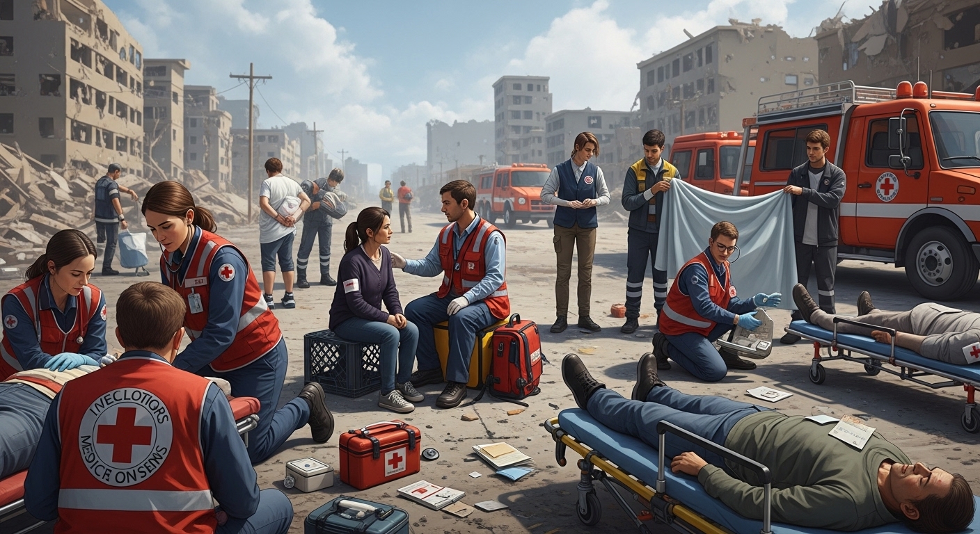 Lebensrettende Entscheidungen im Chaos: Triage-Systeme, Psychische Notfallversorgung und Zivile Katastrophenvorsorge