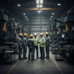 Continental verschärft Sparkurs: Massiver Stellenabbau bei ContiTech – Jobs in Hannover und Verlagerung geplant Innenraum einer Produktionshalle mit teilweise stillstehenden Maschinen. Eine Gruppe von