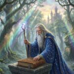 Merlin: Die magischen Geheimnisse der Artussage – Legende, Prophezeiung und Brocéliandes Zauberwald merlins-enchanted-forest-dawn